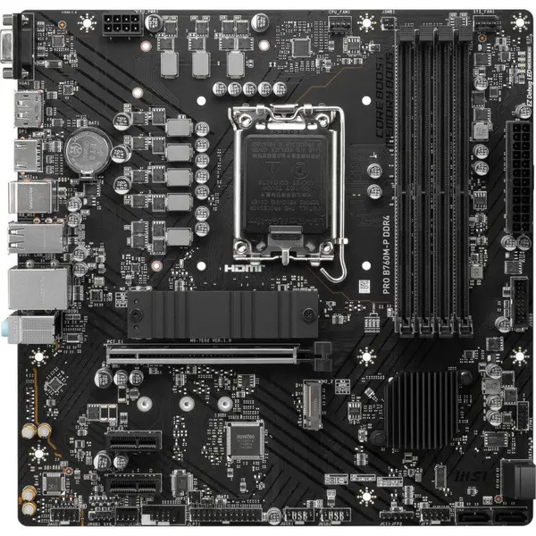 MSI Placa de baza MSI PRO B760M-P DDR4