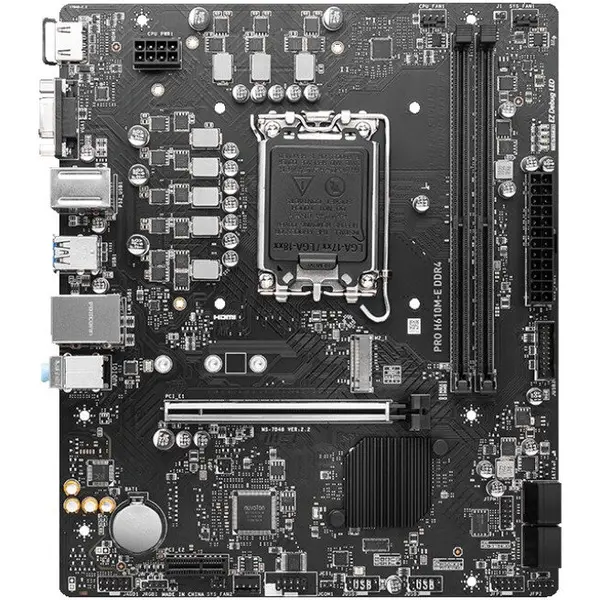 MSI Placa de baza MSI PRO H610M-E DDR4