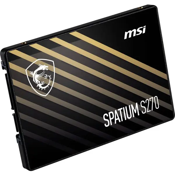 MSI SSD MSI Spatium S270 SATA 2.5, 480GB, 2.5, Serial ATA III, 3D NAND