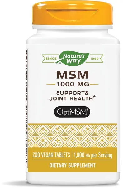 MSM, 1000 mg, 200 tablete, Nature’s Way
