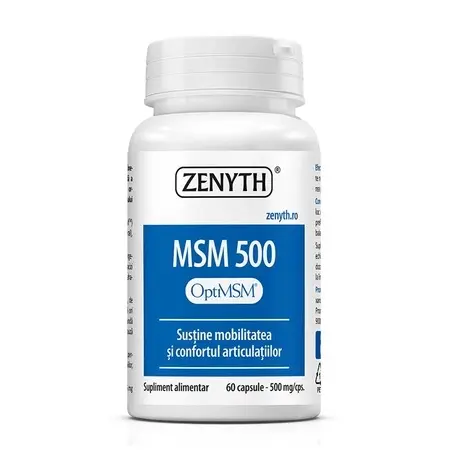MSM 500 mg – 60 capsule vegetale, Zenyth