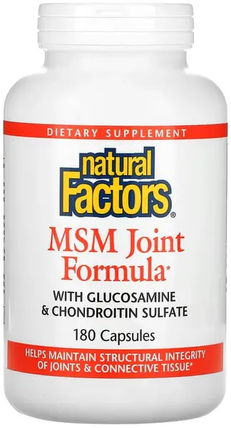 MSM Joint Formula, 180 capsule, Natural Factors