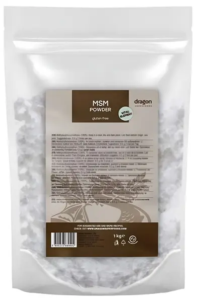 MSM pudră, 1 kg, Dragon Superfoods