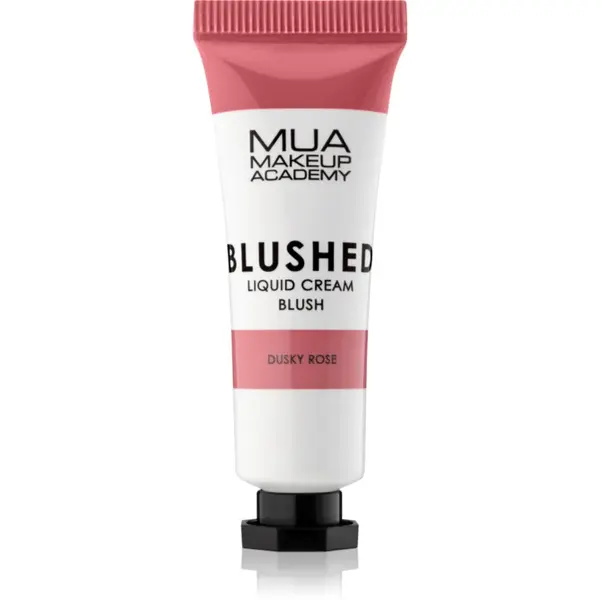 MUA Makeup Academy Blushed Liquid Blusher fard de obraz lichid culoare Dusky Rose 10 ml