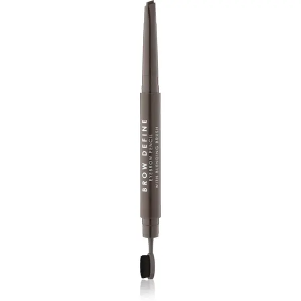MUA Makeup Academy Brow Define creion pentru sprancene cu pensula culoare Dark Brown 0,25 g