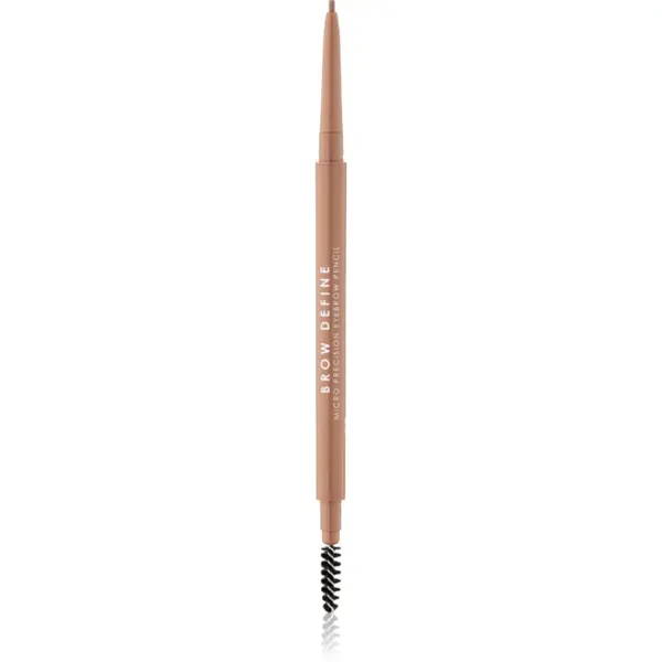 MUA Makeup Academy Brow Define creion sprâncene precise cu pensula culoare Light Brown 0.05 g