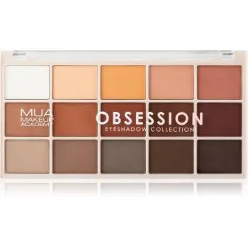 MUA Makeup Academy Eyeshadow Collection 15 Shade Palette paletă cu farduri de ochi