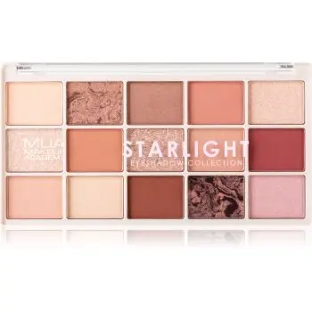MUA Makeup Academy Eyeshadow Collection 15 Shade Palette paletă cu farduri de ochi