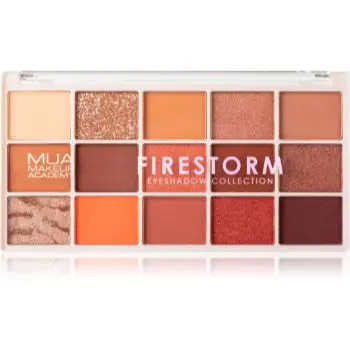 MUA Makeup Academy Eyeshadow Collection 15 Shade Palette paletă cu farduri de ochi