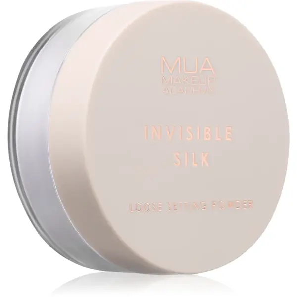 MUA Makeup Academy Invisible Silk pudra pulbere transparentă 16 g