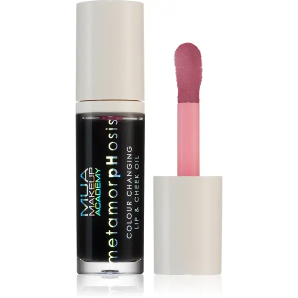 MUA Makeup Academy Metamorphosis ulei pentru buze buze si obraz parfum Bubble-Hun (Bubblegum) 7 ml