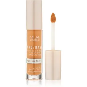 MUA Makeup Academy PRO/BASE Double Shot iluminator pentru ochi cu cafeina