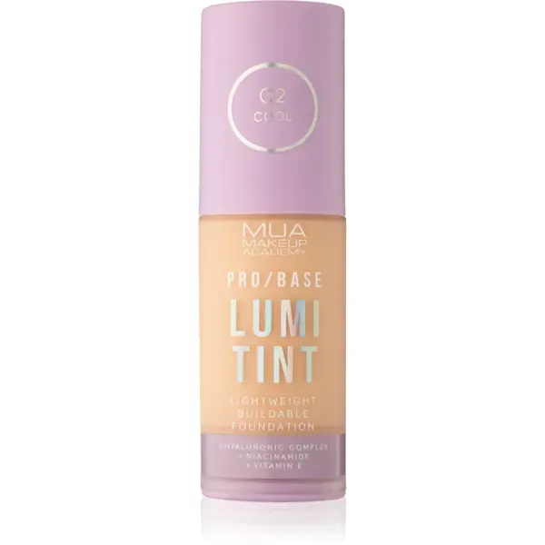 MUA Makeup Academy PRO/BASE Lumi Tint make-up cu textura usoara culoare C2 30 ml