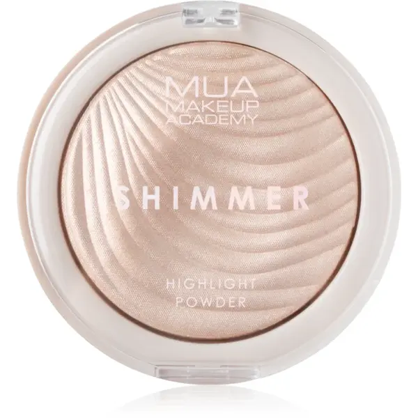 MUA Makeup Academy Shimmer Pudra compacta ce ofera luminozitate culoare Oyster Silk 8 g