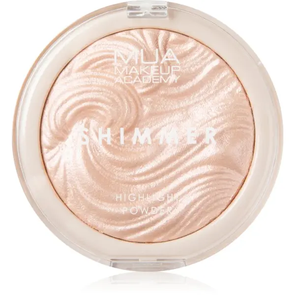 MUA Makeup Academy Shimmer Pudra compacta ce ofera luminozitate culoare Pink Shimmer 8 g