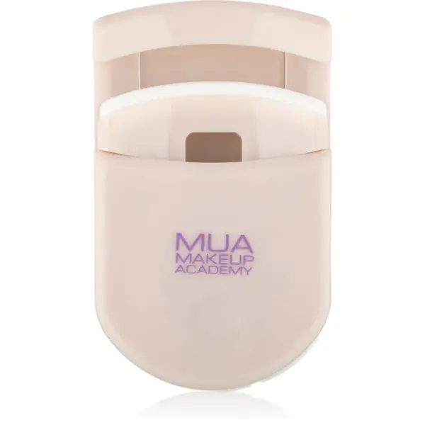 MUA Makeup Academy Travel Eyelash Curler cleste pentru curbarea genelor pentru călătorii culoare Nude 1 buc