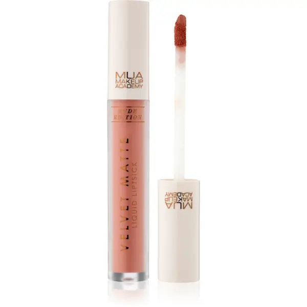 MUA Makeup Academy Velvet Matte Nude Edition ruj lichid mat culoare Classic 3 ml