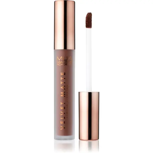 MUA Makeup Academy Velvet Matte ruj lichid mat culoare Obsession 3 ml