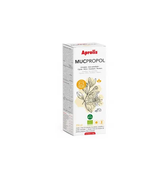 MUCPROPOL SIROP BIO DE TUSE CU PROPOLIS SI GRINDELIA, 250 ML