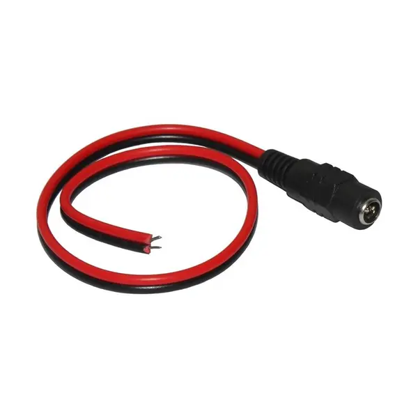 Mufă alimentare mamă cu fir, 5.5×2.1 mm, lungime 30 cm