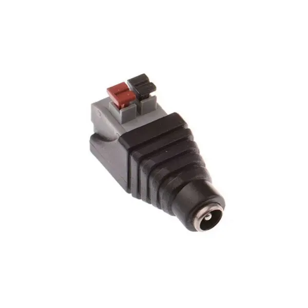 Mufă alimentare mamă DC 5.5×2.1 mm cu prindere rapidă clips