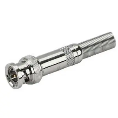 Mufa BNC tata pe fir metal