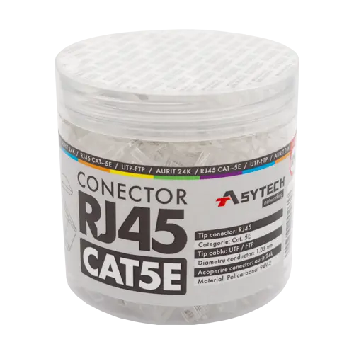 Mufa RJ-45 UTP Cat.5e (100 buc) RJ45-CAT5E-JAR