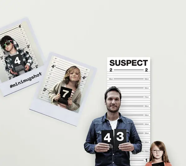 Mugshot height chart - poster pentru masurarea inaltimii | Suck Uk