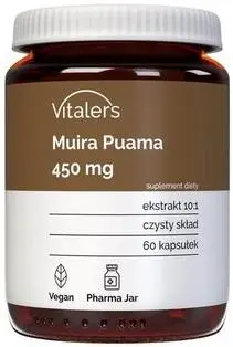 Muira Puama, 450 mg, 60 capsule, Vitaler's