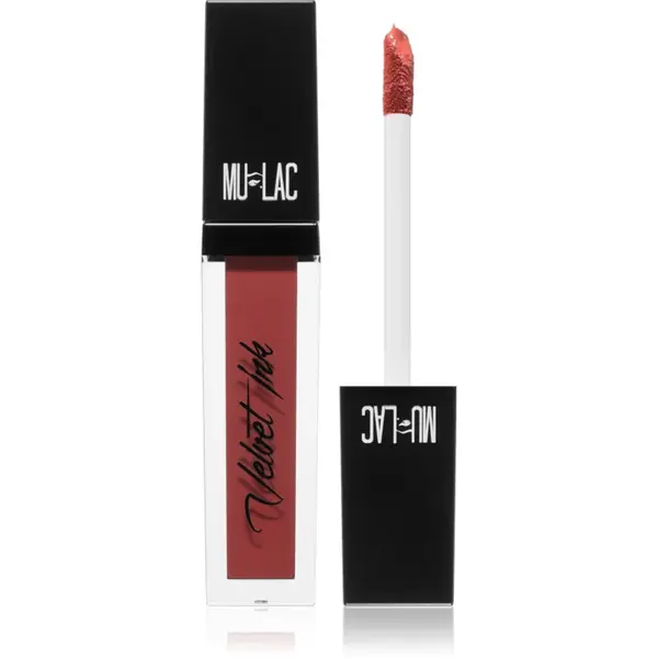 Mulac Cosmetics Velvet Ink ruj de buze lichid, mat și de lungă durată culoare Obviously 5 ml