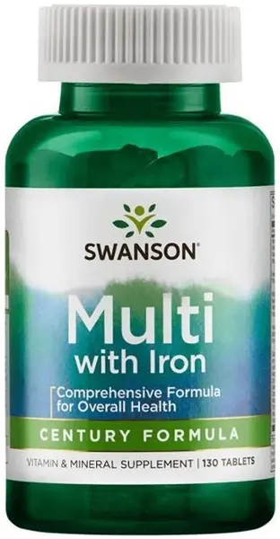 Multi with Iron, 130 tablete, Swanson
