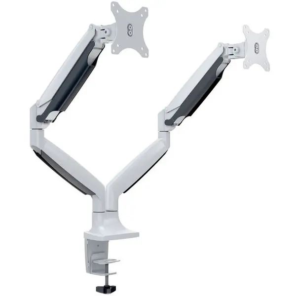 Multibrackets Suport 2 monitoare de masa, Gas Spring Multibrackets MB-7086, 15- 27, max.9 kg / monitor, alb