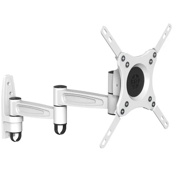 Multibrackets Suport tv perete brat extra lung flexibil 360º Multibrackets MB-6092, diagonala 15-32, inclinare vert.+/- 15º, max.15 kg, lacat, Alb