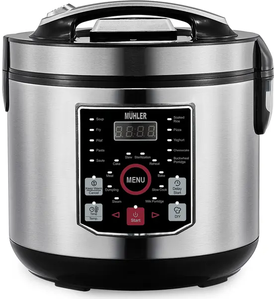 Multicooker Muhler - MLC-5020, 930W, 20 programe, argintiu/negru