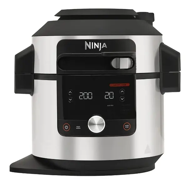 Multicooker Ninja - 12 în 1 SmartLid Foodi MAX, 1760 W, 12 programe, argintiu