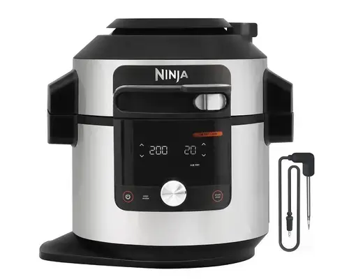 Multicooker Ninja OL750EU, 1760 W, 7.5 L, 14 programe (Negru/Argintiu)