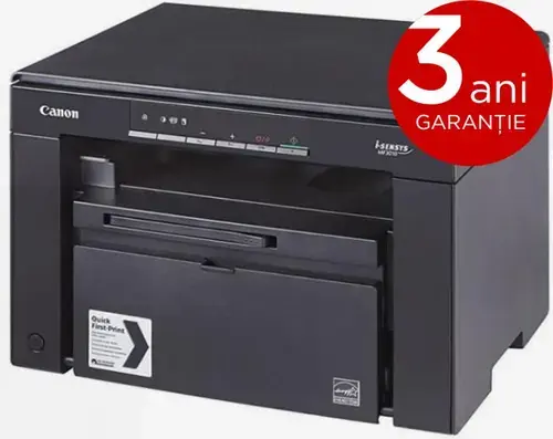 Multifunctional Canon i-SENSYS MF3010, laser monocrom, A4, USB, 18ppm + 2 tonere Canonc CRG-725, capacitate totala 3200 pag