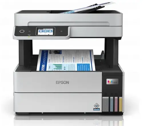 Multifunctional Epson EcoTank L6490, inkjet, A4, 17ppm, Duplex, ADF, USB, Retea, Wireless, Fax (Negru)