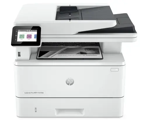 Multifunctional Monocrom HP LaserJet Pro MFP 4102fdn, A4, Fax, Duplex, Retea (Alb)