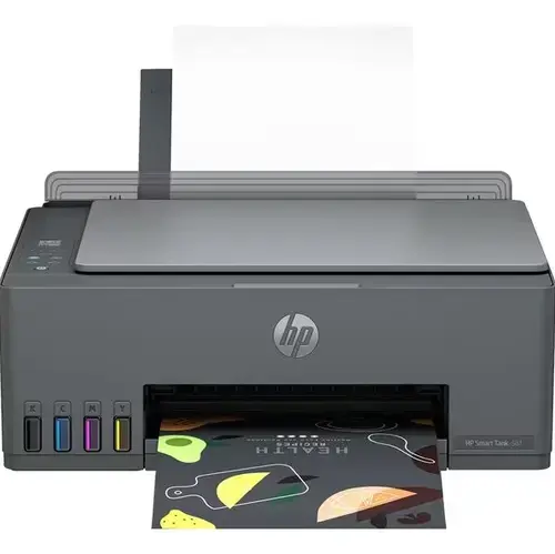 Multifunctionala HP Smart Tank 581 All-in-One 4A8D4A, Inkjet, A4, USB, Wireless, Apple AirPrint (Negru)