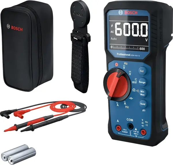 Multimetru digital Bosch - GDM 600-15 Professional, 600 V