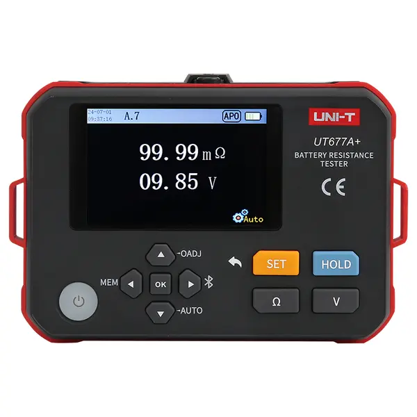 Multimetru digital pentru testarea rezistenței interne a bateriei, UNI-T UT677A+
