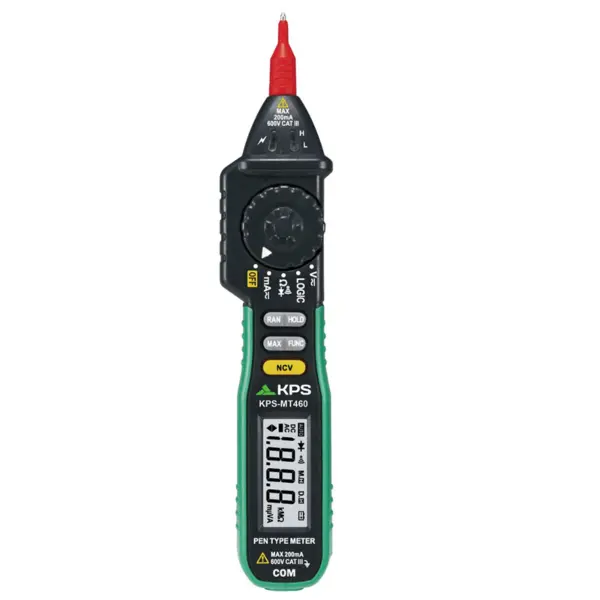 Multimetru digital tip stilou, 600V AC DC, 200mA AC DC, 20ΜΩ, KPS MT460