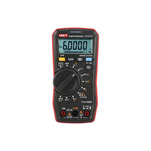 Multimetru digital True RMS UNI-T UT117C cu Bluetooth, 60000 counts, CAT III 600V