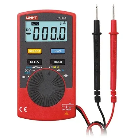 Multimetru Digital Uni-T UT120B, Temperatura 1000 C, Frecventa 10MHz, Capacitate, Tensiune DC AC 600V, Continuitate