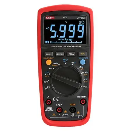Multimetru Digital Uni-T UT139S, True RMS, Temperatura 1000 C, Autoscalare, CAT III 600V, Frecventa, Capacitate