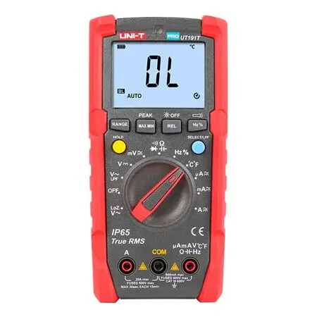 Multimetru Digital Uni-T UT191T, True RMS, Temperatura 1000 C, CAT III 1000V, NCV, Frecventa, Autoscalare
