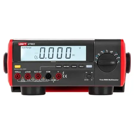 Multimetru Laborator Uni-T UT803, Autoscalare, True RMS, Frecventa 100kHz, Temperatura, USB RS232, Masurare Tranzistori