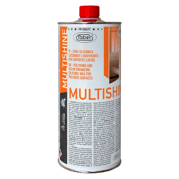 MULTISHINE, 1L, Faber - ceara de lustruire pe baza de silicon pentru marmura, granit, travertin si piatra naturala