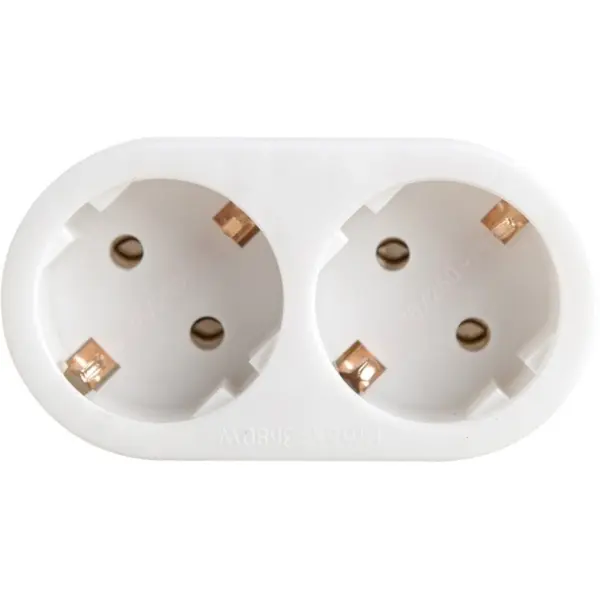 Multistecker Vision Touch 307.1901, 2 prize, Alb